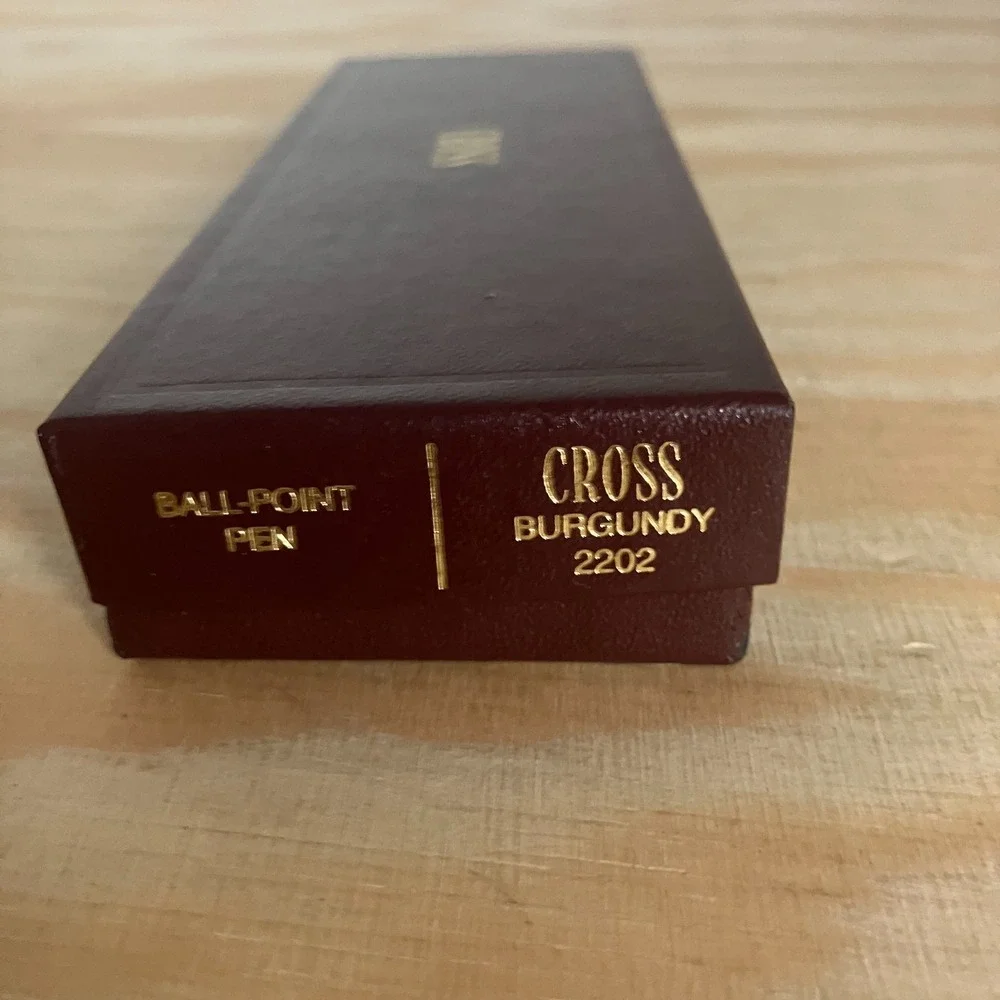 Cross Century Matte Burgundy & Gold Pen 2202 w/ Box